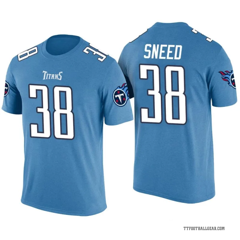 L'Jarius Sneed Men's Blue Tennessee Titans Color Rush T-Shirt